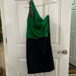 Karen Millen emerald cocktail dress size  4